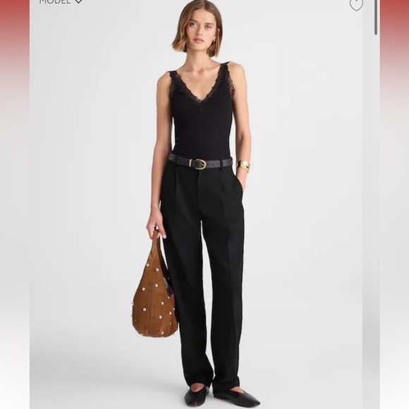 Madewell Pants - Madewell High-Rise Barrel-Leg Pants